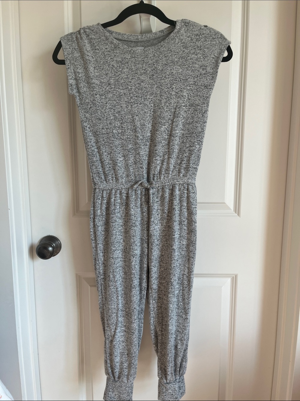 GAP Kids Gray Marled Crewneck Top